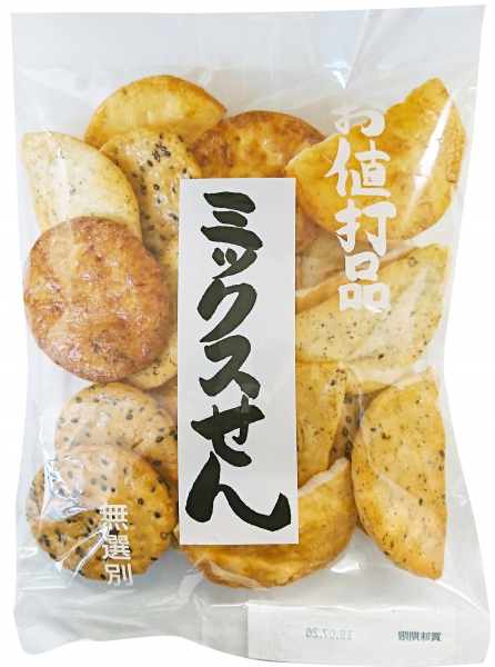 川島屋【ミックスせん】色々な味のおせんべいが楽しめるお茶請けにピッタリなお煎餅ミックスです。味もボリュームも満足なお値打ち品です。